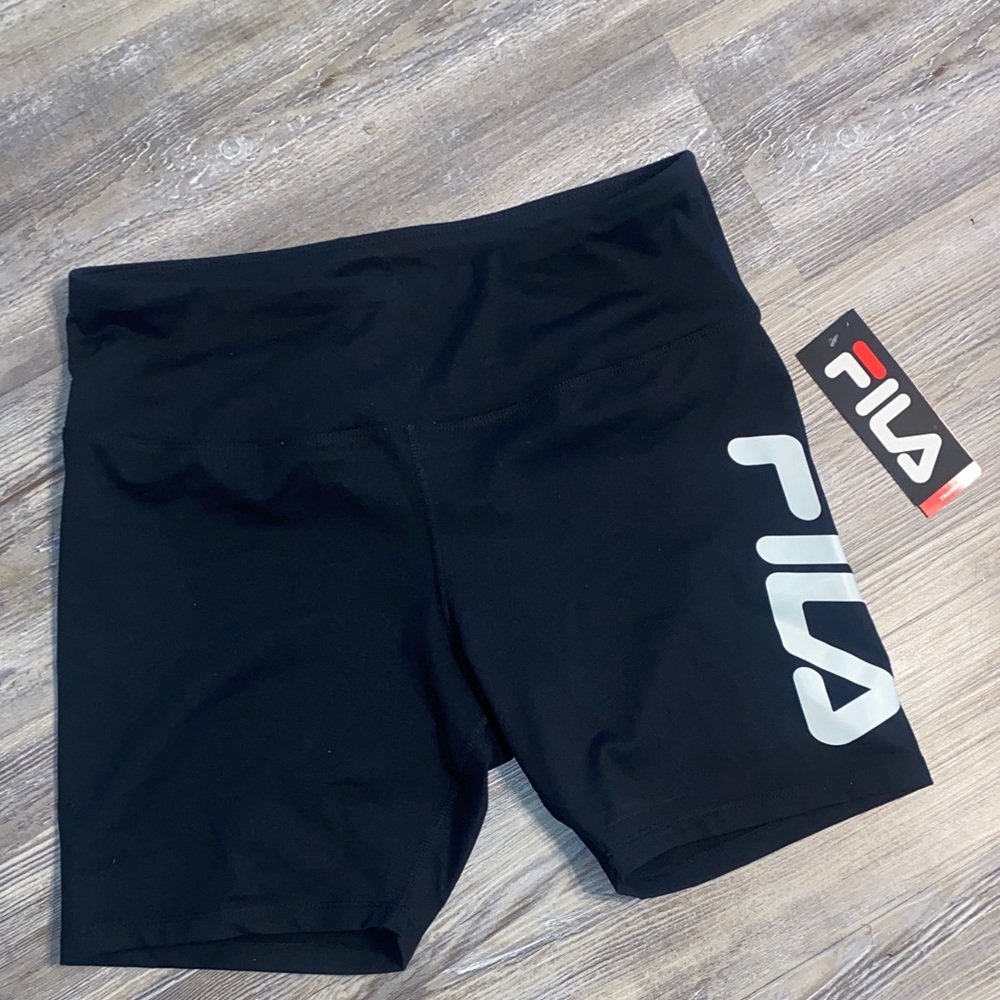 NWT FILA Logo Bike Shorts XL